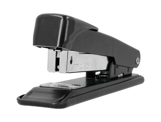 Grapadora greening metalica color negro capacidad 30 hojas usa grapas 24/6 y 26/6