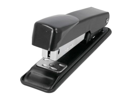 Grapadora greening metalica color negro capacidad 30 hojas usa grapas 24/6 y 26/6