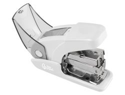 Grapadora liderpapel micro con regalo de caja de 1000 grapas 24/6 26/6 capacidad 20 hojas blanco