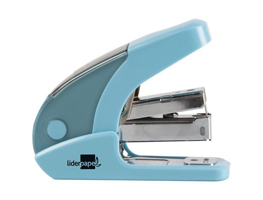 Grapadora liderpapel micro con regalo de caja de 1000 grapas 24/6 26/6 capacidad 20 hojas