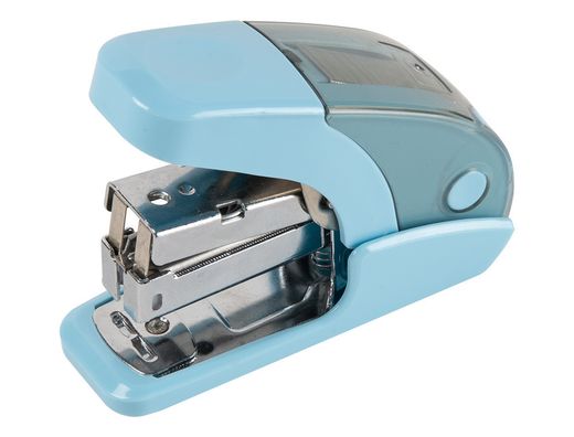Grapadora liderpapel micro con regalo de caja de 1000 grapas 24/6 26/6 capacidad 20 hojas
