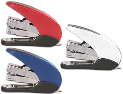 Grapadora Liderpapel Micro con Regalo de Funda y Caja de 1000 Grapas 24/6,22/6, capacidad 20 Hojas. Colores Surtidos.