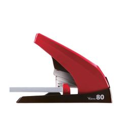 Grapadora manual con grapado plano MAX Vaimo 80 roja
