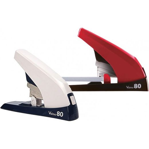 Grapadora manual con grapado plano MAX Vaimo 80 roja