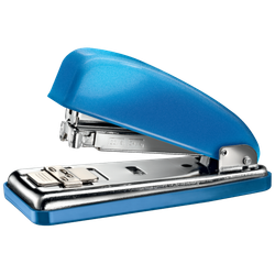 Grapadora petrus 226 classic wow azul metalizado capacidad 30 hojas en blister
