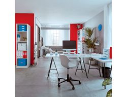 Grapadora petrus electrica e-310 contactless rojo metalizado capacidad 12 hojas usa grapas nº 10