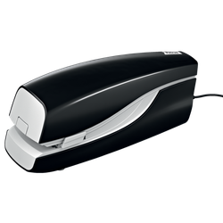 Grapadora Petrus mod. E-120 - grapado plano (Adaptador incluido), negro