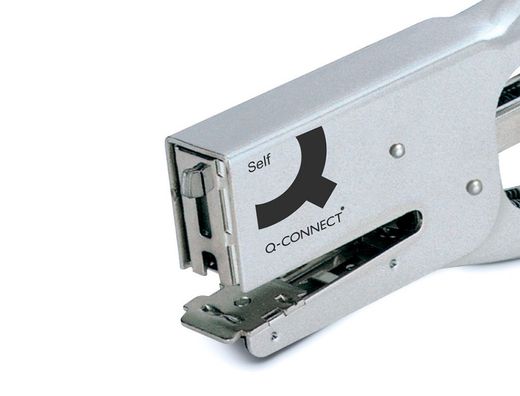 Grapadora Q-Connect de Tenaza -Capacidad 40 Hojas -Usa Grapas 24/6 26/6