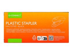 Grapadora q-connect kf14204 plastico abs negra capacidad 20 hojas