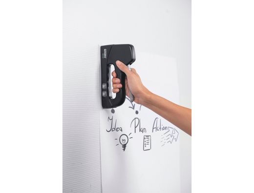 Grapadora rapid clavadora eco color negro utiliza grapas nş 13 y nş 53