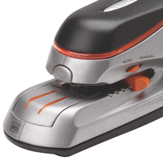 Grapadora Rapid eléctrica OPTIMA 20, plata/negro