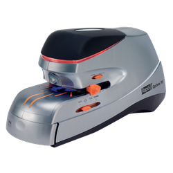 Grapadora Rapid eléctrica OPTIMA 70, plata/negro