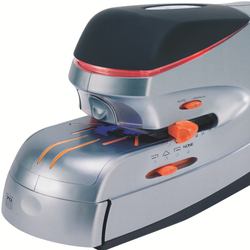 Grapadora Rapid eléctrica OPTIMA 70, plata/negro