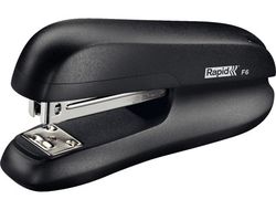 Grapadora rapid f6 plastico abs color negro capacidad 20 hojas usa grapas 24/6 y 26/6