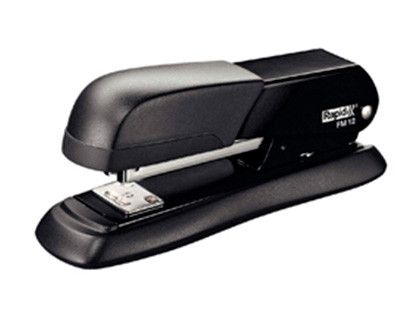 Grapadora rapid fm12 metalica color negro capacidad 25 hojas usa grapas 24/6 y 26/6