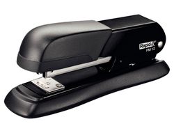 Grapadora rapid fm12 metalica color negro capacidad 25 hojas usa grapas 24/6 y 26/6