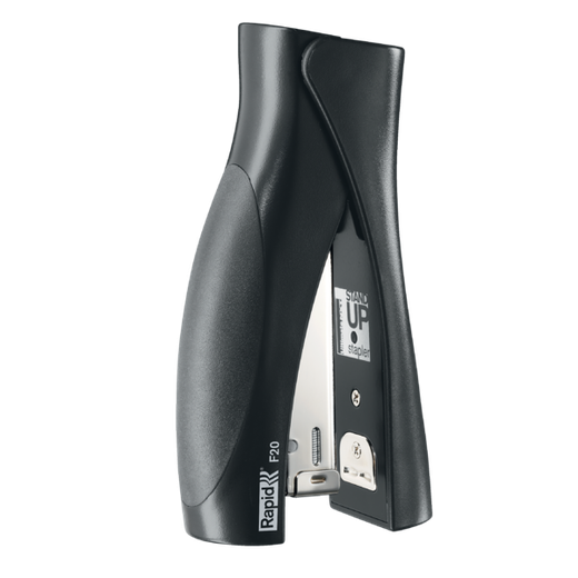 Grapadora rapid vertical ultimate f20 plastico capacidad de grapado 20 hojas usa grapas 24/6 y 26/6 color ref. 20679830