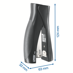Grapadora rapid vertical ultimate f20 plastico capacidad de grapado 20 hojas usa grapas 24/6 y 26/6 color ref. 20679830