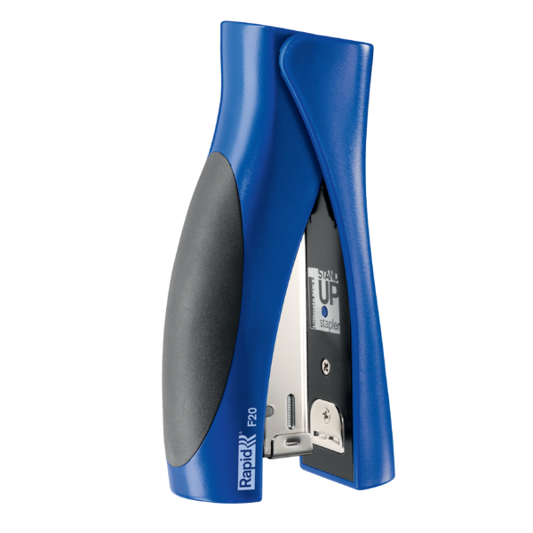 Grapadora rapid vertical ultimate f20 plastico capacidad de grapado 20 hojas usa grapas 24/6 y 26/6 color ref. 20679831