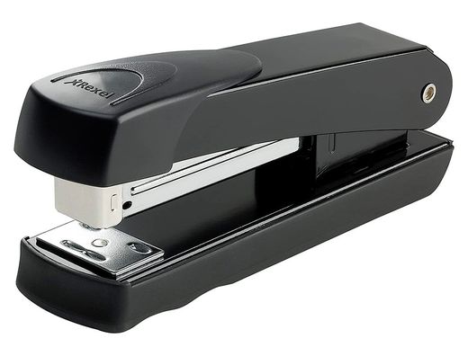 Grapadora rexel meteor metalica capacidad de grapado 20 hojas usa grapas 24/6 y 26/6 color negro