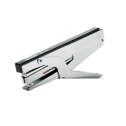 Grapadora tenaza rapid e10 cromado/negro capacidad 15 hojas usa grapas n 10