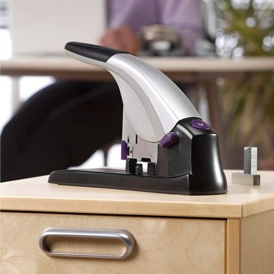 Grapadora uso intensivo plateada / negra Mercury Rexel