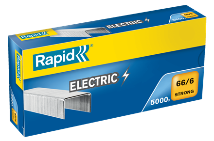 Grapas Rapid Nº 66/6 Galvanizadas Strong Caja de 5000 Grapas