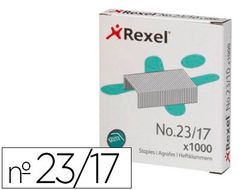Grapas Rexel 23/17 Acero Caja 1000 Unidades
