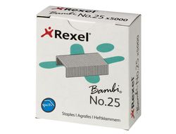 Grapas Rexel N. 25 21/4 -Caja de 1500