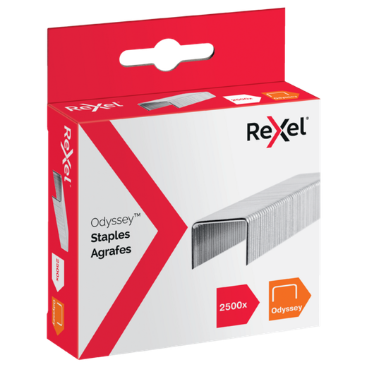 Grapas Rexel ODYSSEY. Caja 2500, galvanizadas