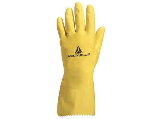 Guante deltaplus de nitrilo desechable negro caja de 100 unidades talla 9-10