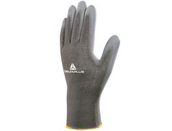 Guante Deltaplus Poliester Antideslizante Lavable Especial para Manipulacion y Manutencion Gris Talla 10