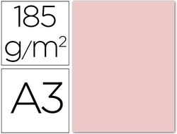 GUARRO CANSON Cartulina 50 Hojas A3 Rosa 185 gr 200040189