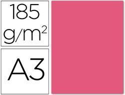 GUARRO CANSON Cartulina IRIS 50 Hojas A3 Rosa fluorescente 230g 200040818