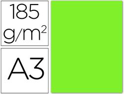 GUARRO CANSON Cartulina IRIS 50 Hojas A3 Verde fluorescente 235 gr. 200040819