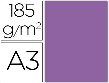 GUARRO CANSON Cartulina IRIS 50 Hojas A3 Violeta 200040197