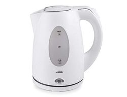 Hervidor de agua lacor electrico color blanco potencia 2000w capacidad 1,5 l