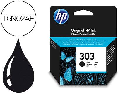 HEWLETT PACKARD cartucho inyección negro HP 303 ENVY 7800 T6N02AE