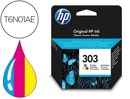 HEWLETT PACKARD cartucho inyección tri-color HP 303 ENVY 7800 T6N01AE