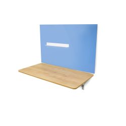 Home Office Puesto De Trabajo Plegable 115 x 60 cm Color Blanco