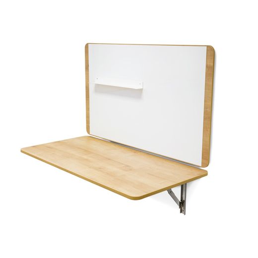 Home Office Puesto De Trabajo Plegable 115 x 60 cm Color Blanco