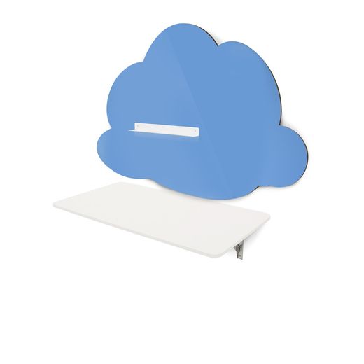 Home Office Puesto De Trabajo Plegable 115 x 60 cm Color Blanco