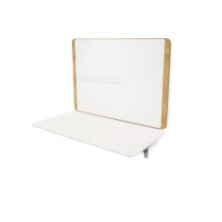 Home Office Puesto De Trabajo Plegable 115 x 60 cm Color Blanco