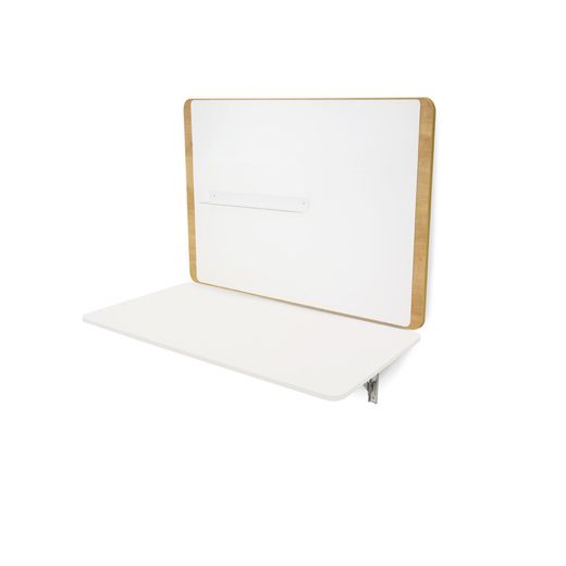 Home Office Puesto De Trabajo Plegable 115 x 60 cm Color Blanco