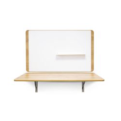 Home Office Puesto De Trabajo Plegable 115 x 60 cm Color Gris