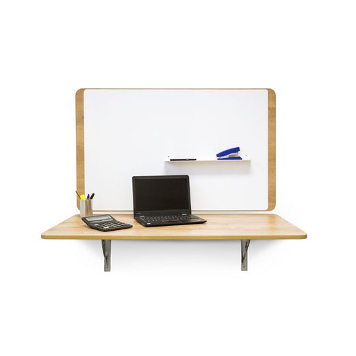 Home Office Puesto De Trabajo Plegable 115 x 60 cm Color Gris