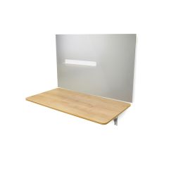 Home Office Puesto De Trabajo Plegable 115 x 60 cm Color Gris