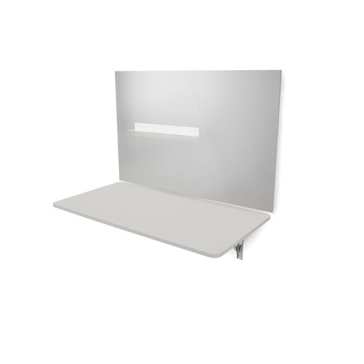 Home Office Puesto De Trabajo Plegable 115 x 60 cm Color Gris