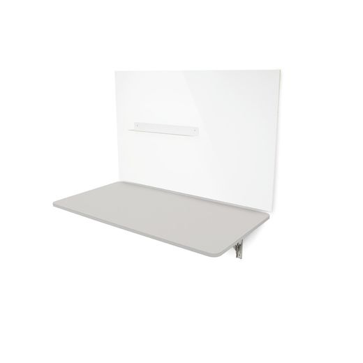 Home Office Puesto De Trabajo Plegable 115 x 60 cm Color Gris