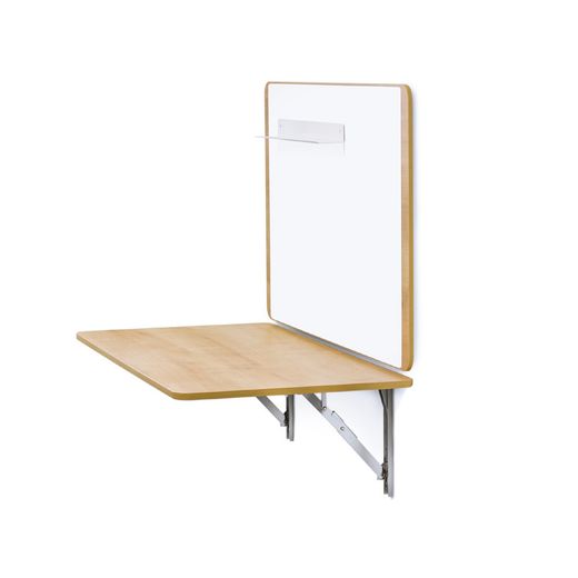 Home Office Puesto De Trabajo Plegable 115 x 60 cm Color Gris